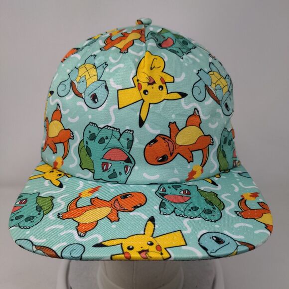 Pokemon All Over Character Snapback Hat Multi OSFM Gotta Catch 'Em All! - Picture 2 of 8